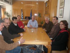 Συνάντηση Αλευρά με τους Διευθυντές των Υπηρεσιών της Π.Ε. Μεσσηνίας