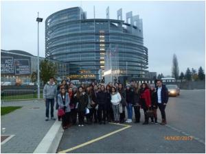 Οι μαθητές της Πελοποννήσου στο Ευρωπαϊκό Κοινοβούλιο στο Στρασβούργο